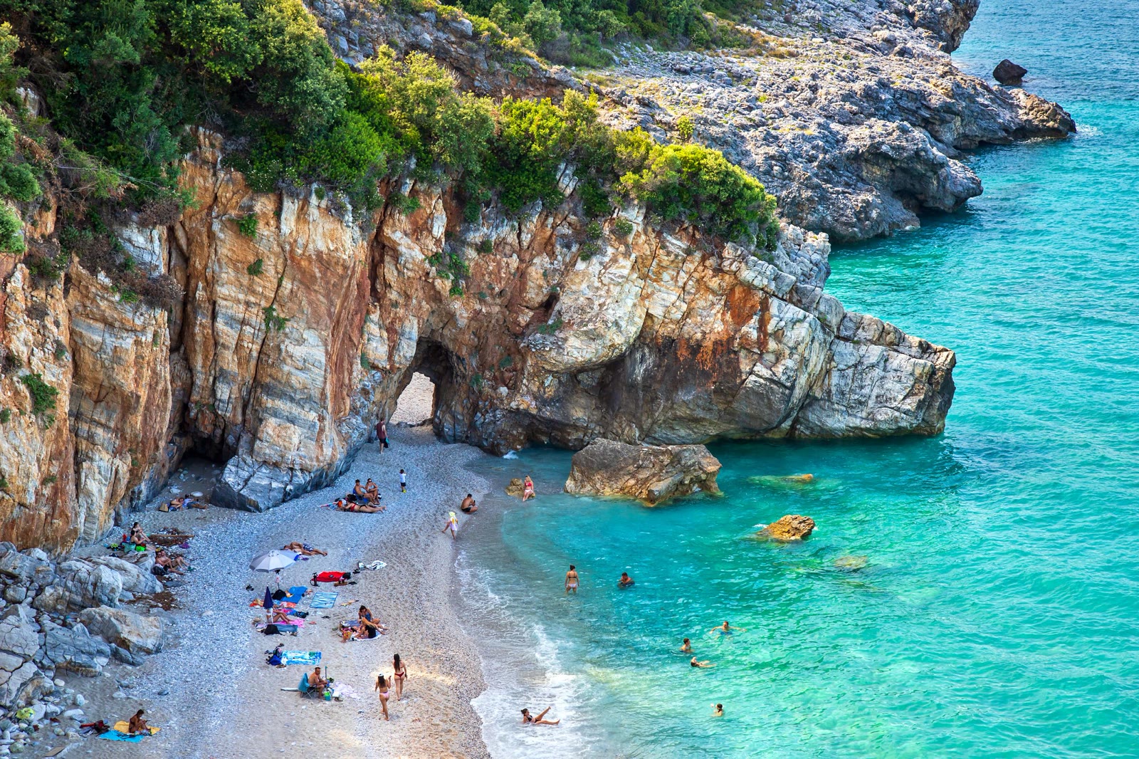 Pelion beaches — a turquoise bay