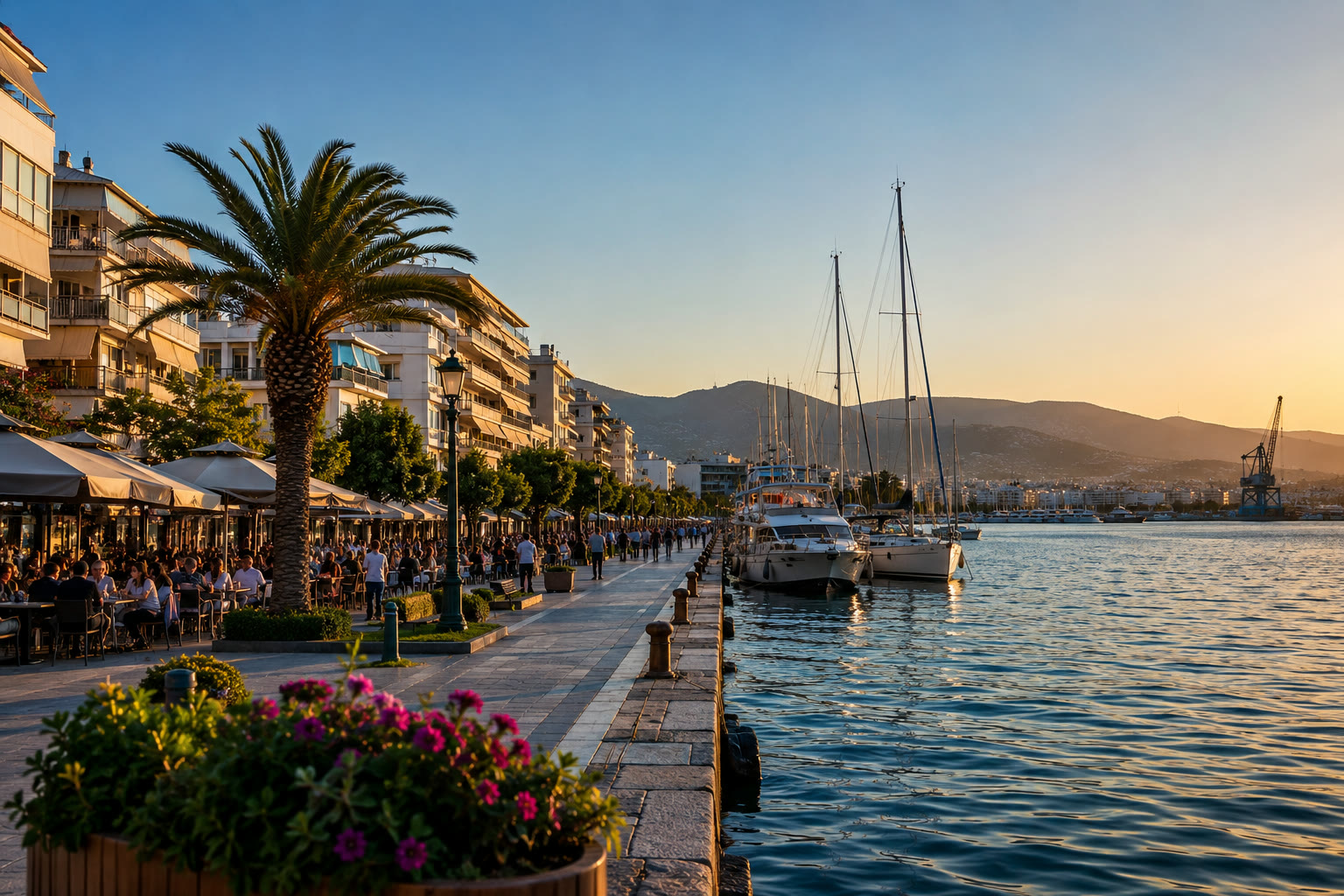 The tsipouradika quarter in Volos