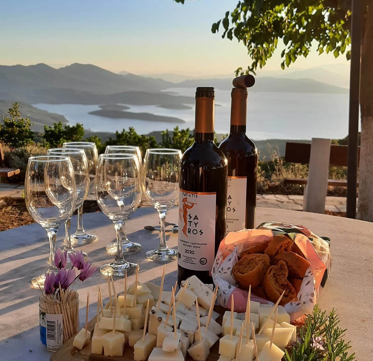 A local winery on the Pelion peninsula